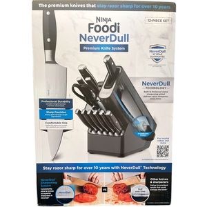 Ninja Foodi Never Dull Premium 12-Piece Knife Block Set